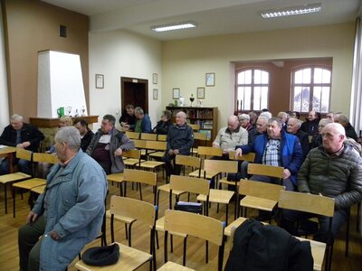 Zebranie wiejskie w Krasiejowie